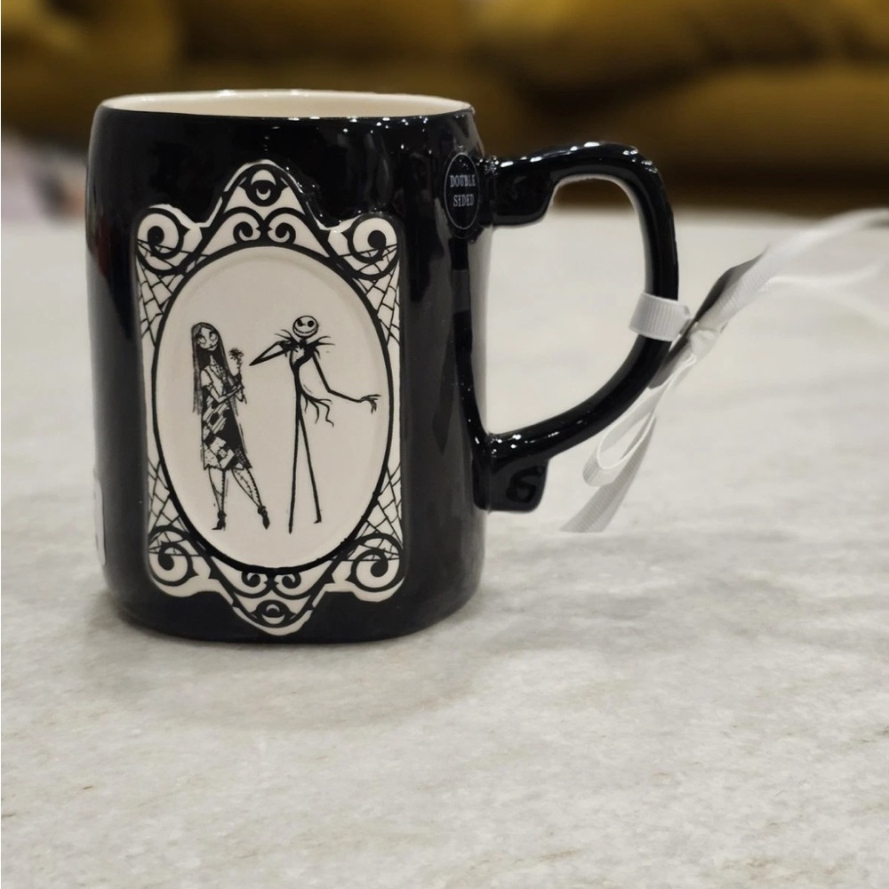 Disney by Rae Dunn Jack Skellington & Sally Mug “Love you To Death”